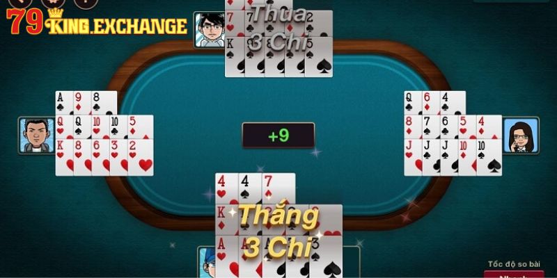 Trường hợp thắng trắng trong game bài Mậu binh